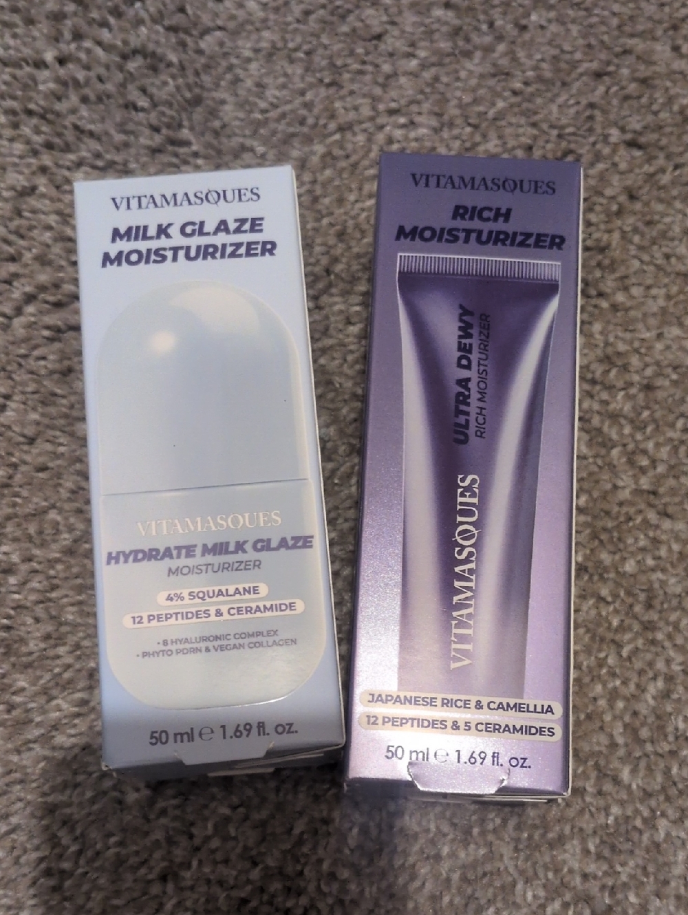 VITAMASQUES Milk Glaze & Rich Moisturizer Duo
